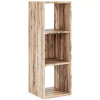 35.43" Piperton 3 Cube Organizer Natural