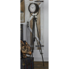 DecMode 57" Black Metal Tall Tripod Clock