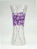 Handpainted Glass Vase | Painted Art Glass Vase | Interior Design Home Decor | Table vase 12 inch