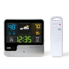 AcuRite Intelli-Time® Alarm Clock Weather Station with Indoor and Outdoor Temperature, Indoor Humidity, Hyperlocal Forecast, Calendar, and USB Chargin