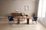 Wood Dining Table Kitchen Table Small Space Dining Table walnut desk top