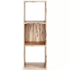 35.43" Piperton 3 Cube Organizer Natural